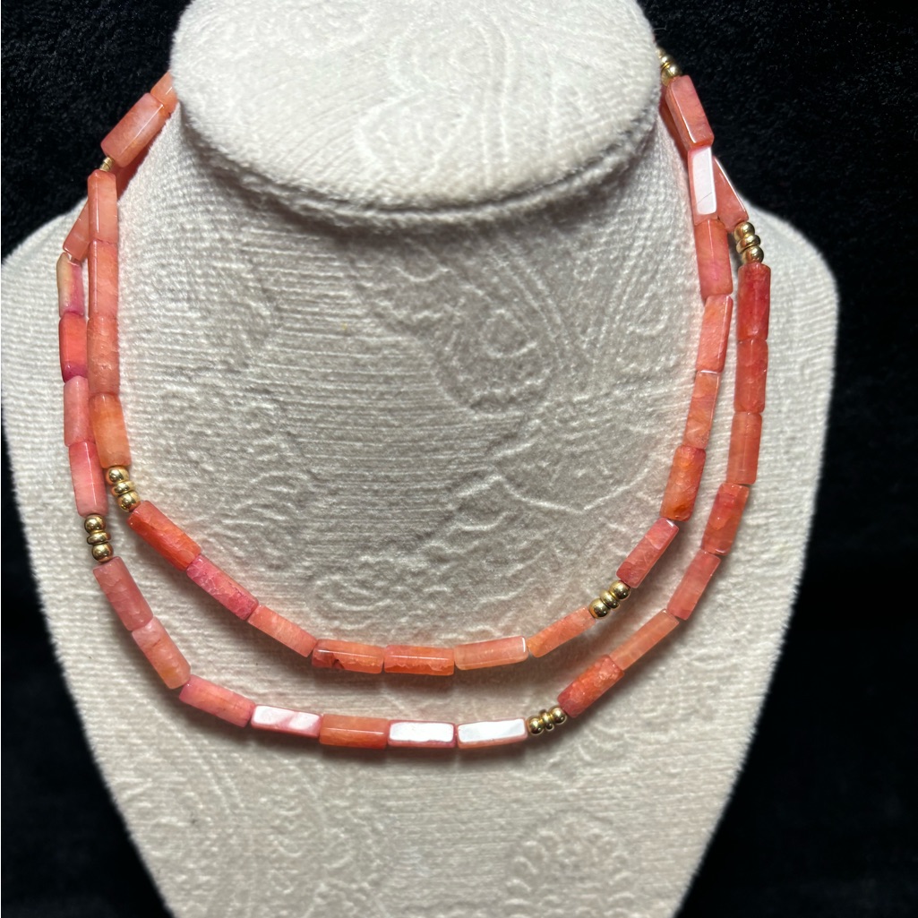 Rare Pink Spinel Necklace (Appraised By Dr Lori)